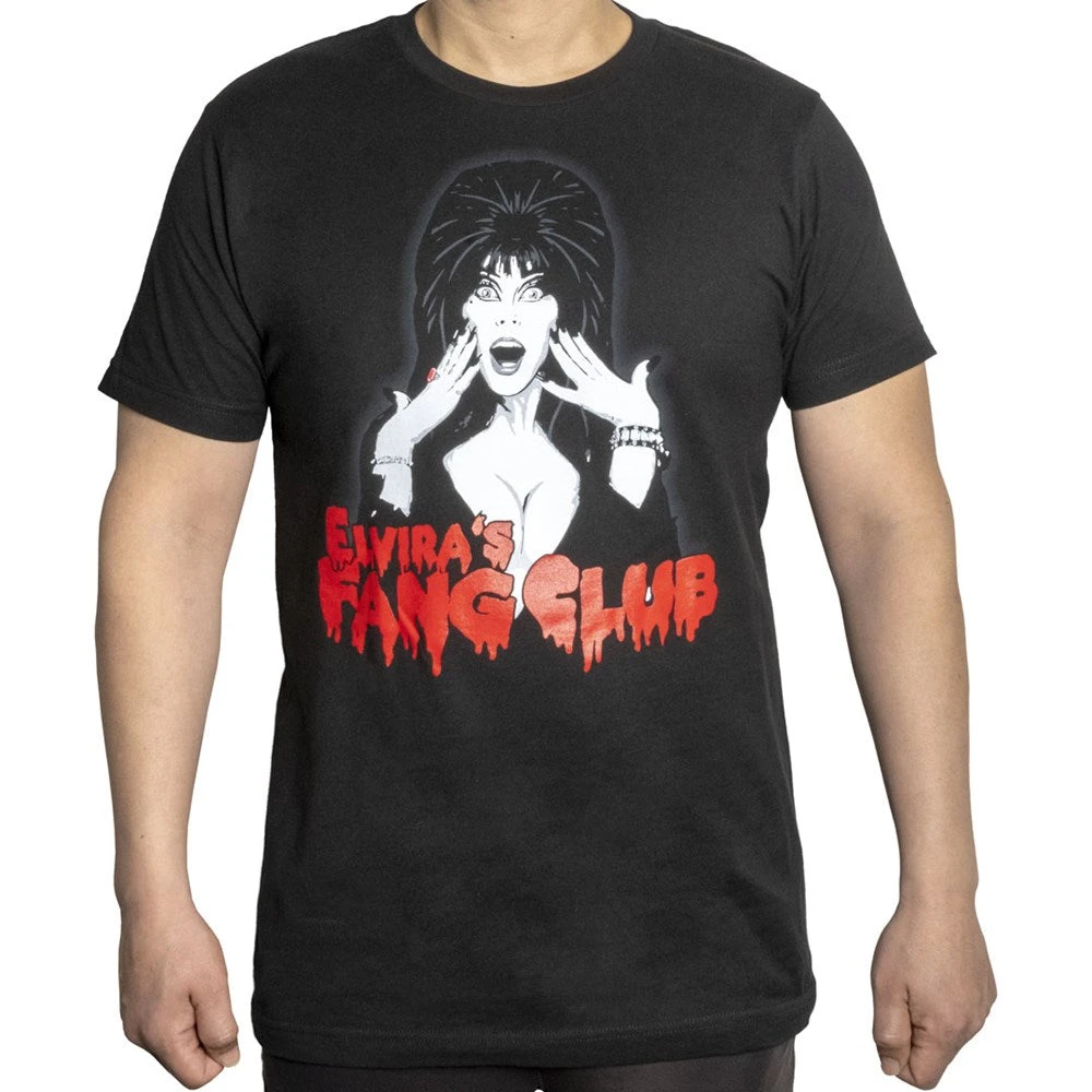 Elvira Fang Club Mens T-Shirt 4 Elvira Fang Club Mens T-Shirt - Image 2