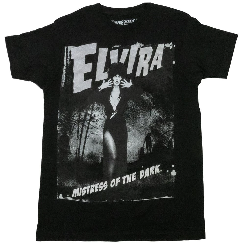 Elvira Grey Zombie T-Shirt 3 Elvira Grey Zombie T-Shirt