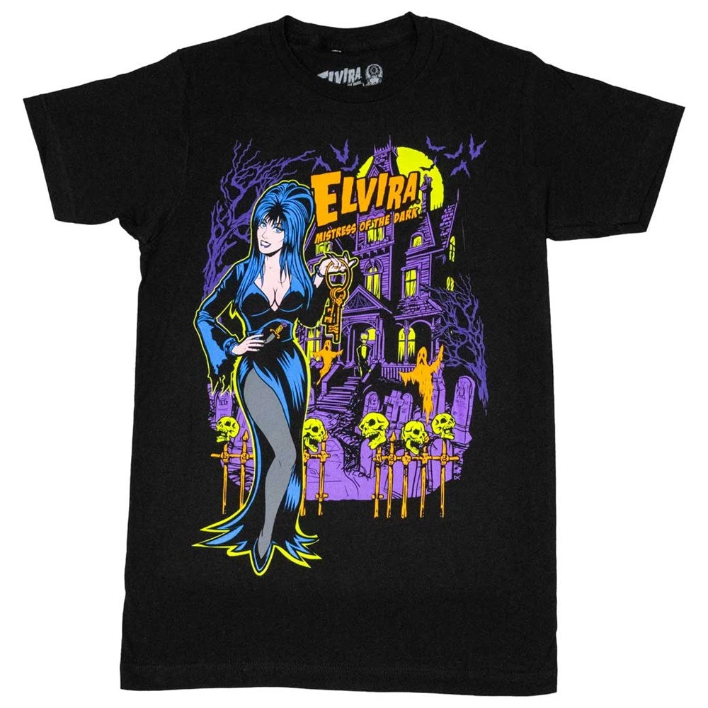 Elvira Haunted House T-Shirt 3 Elvira Haunted House T-Shirt