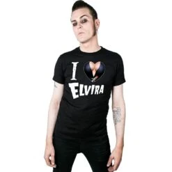 Elvira I Heart Mens Tshirt
