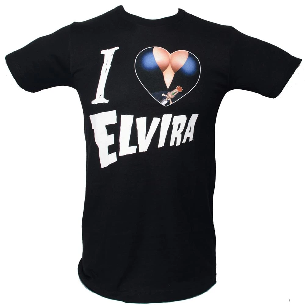 Elvira I Heart Mens Tshirt 4 Elvira I Heart Mens Tshirt - Image 2