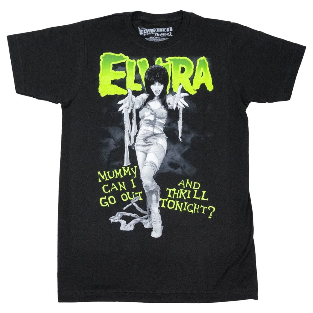 Elvira Mummy Thrill Tonight Mens T-Shirt 3 Elvira Mummy Thrill Tonight Mens T-Shirt