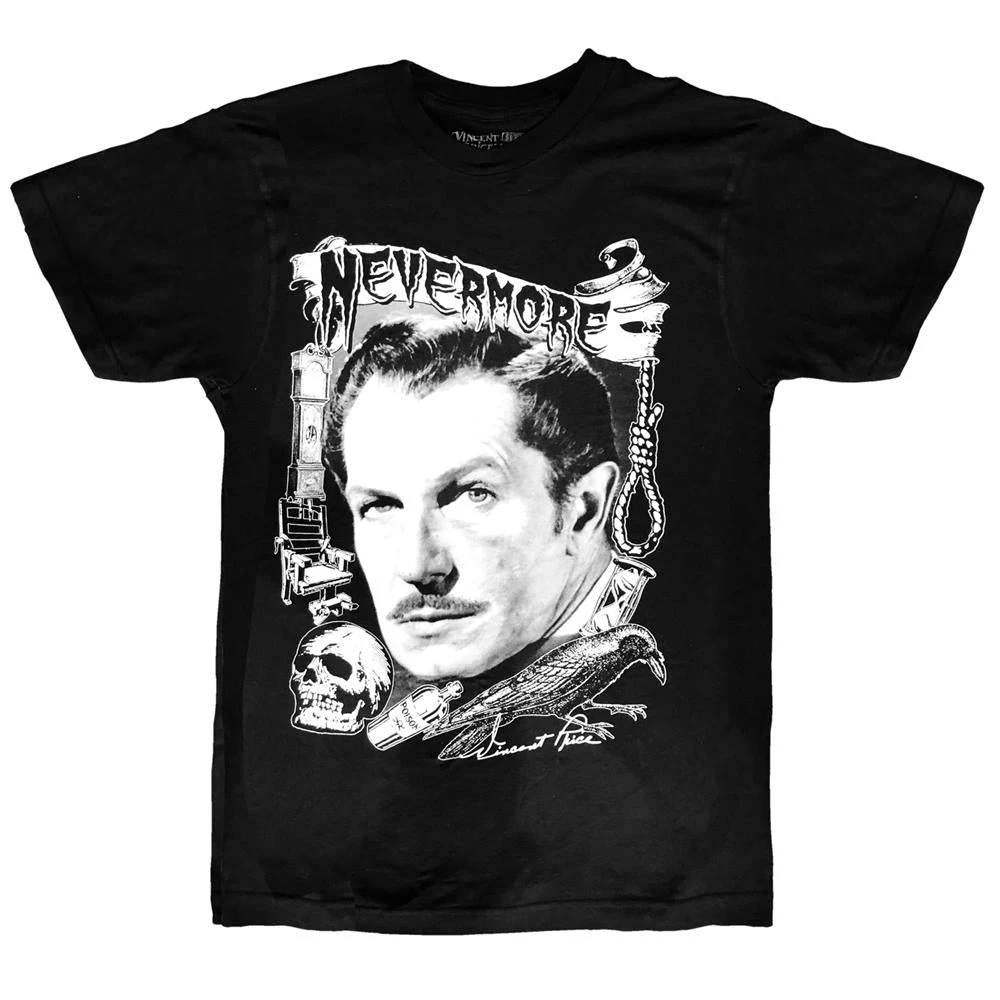 Vincent Price Nevermore Tshirt 3 Vincent Price Nevermore Tshirt