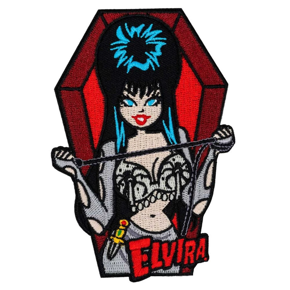 Elvira Coffin Spiders Patch 3 Elvira Coffin Spiders Patch