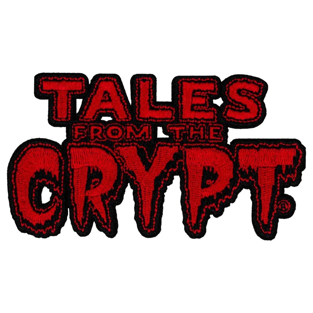 Tales From The Crypt Red Logo Patch 3 Tales From The Crypt Red Logo Patch