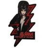 Elvira Red Bolt Patch 1 Elvira Red Bolt Patch -Kreepsville Clothing Store PERB