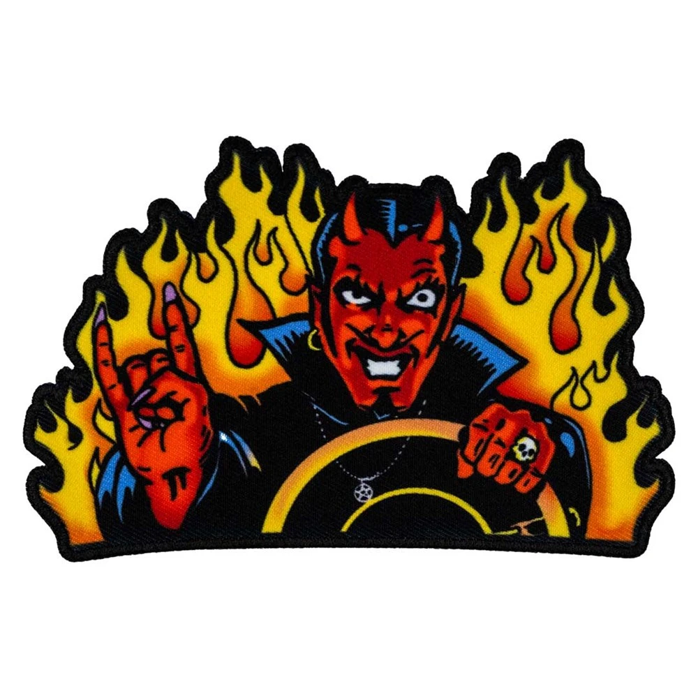 Flames Devil Man Patch 3 Flames Devil Man Patch