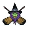 Witch Cross Brooms Patch 1 Witch Cross Brooms Patch -Kreepsville Clothing Store PWCB
