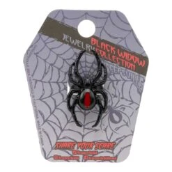 Black Widow Spider Ring -Kreepsville Clothing Store RBWS 5