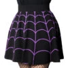 Spiderweb Purple Skater Skirt 2 Spiderweb Purple Skater Skirt -Kreepsville Clothing Store SKWP 03564004 64e5 403f b465 17668363c489