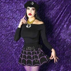 Spiderweb Purple Skater Skirt 11 Spiderweb Purple Skater Skirt -Kreepsville Clothing Store SKWP 5 ba8f72ec 0eef 4486 b7b7 656fae769358
