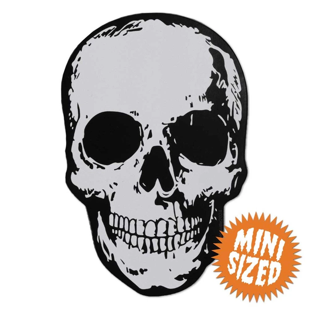 Anatomical Skull Mini Vinyl Sticker 3 Anatomical Skull Mini Vinyl Sticker