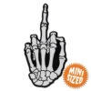 Skeleton Hand Finger Mini Vinyl Sticker -Kreepsville Clothing Store VSMHF