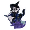 Hex Kitten Witch Vinyl Sticker 1 Hex Kitten Witch Vinyl Sticker -Kreepsville Clothing Store VSRHK