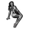 Skeleton Pin-up Sitting Vinyl Sticker 2 Skeleton Pin-up Sitting Vinyl Sticker -Kreepsville Clothing Store VSRSPS