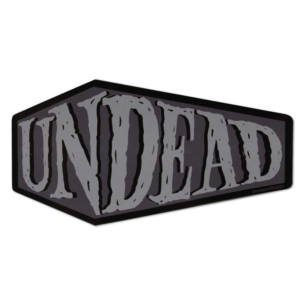 Undead Coffin Sticker 3 Undead Coffin Sticker