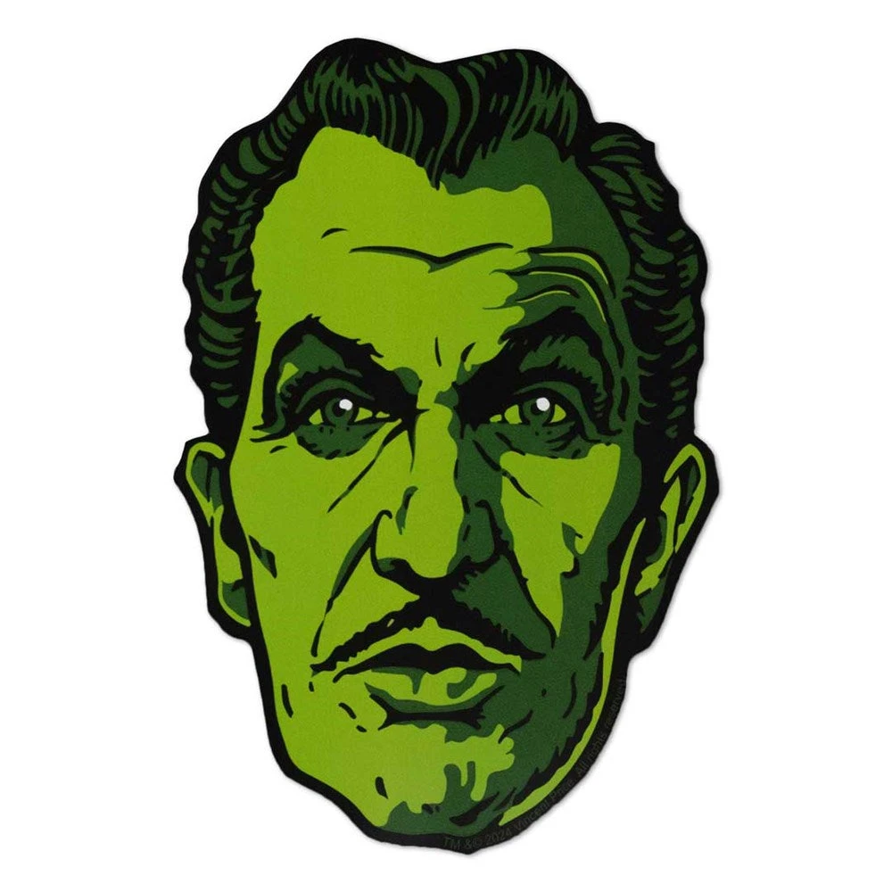 Vincent Price Classic Face Vinyl Sticker 3 Vincent Price Classic Face Vinyl Sticker